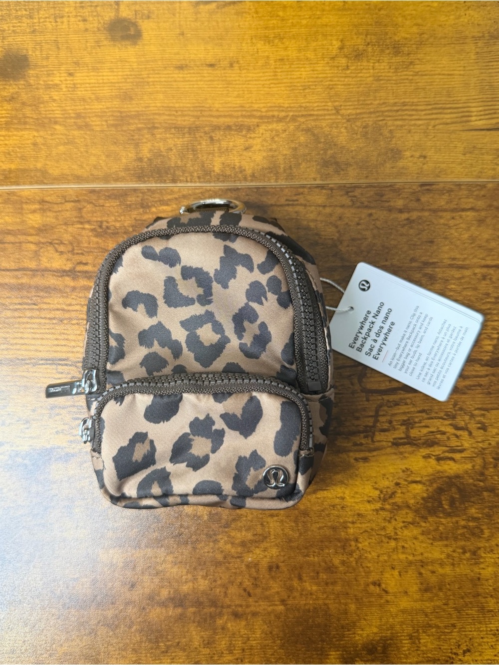 LLL Everywhere Backpack Nano True Leopard Multi/Oxford Red/Walnut Crunch/Silver